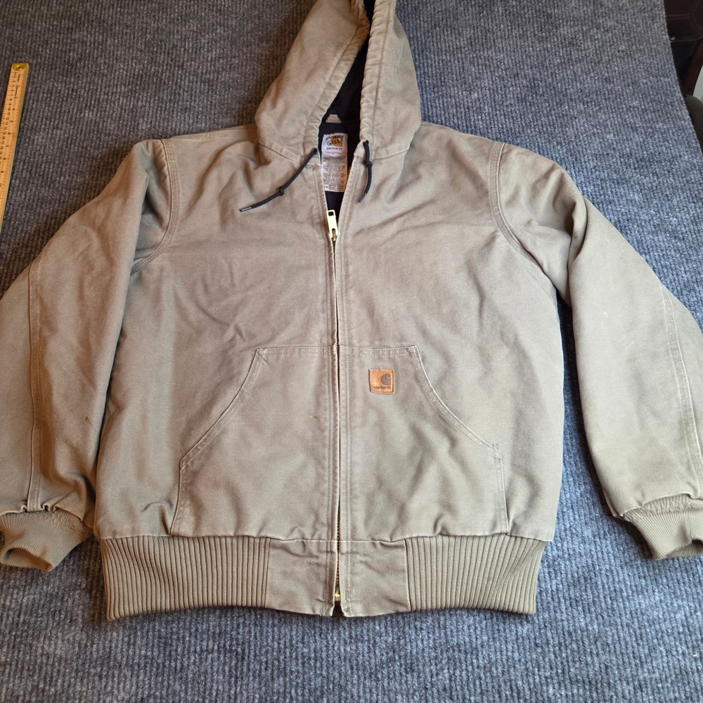 Carhartt J130 MUS Sandstone Active Jacket Mushroom Tan Mens Medium Regular